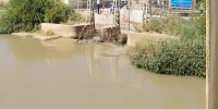 عملیات پاکسازی و رفع گرفتگی دریچه های سر دهانه نهر لشکر آباد۴