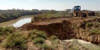 مسدود کردن انشعاب غیر مجاز حفر شده از نهر لشکر آباد۲