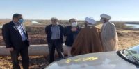 بازدید امام جمعه شهرستان حمیدیه از آخرین وضعیت کانال های آبرسانی چمران و سلمان ۳