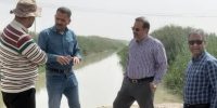 بازدید مدیر عامل شرکت از کانال های اصلی شبکه آبادان جهت برنامه ریزی لایروبی اساسی کانال های مذکور