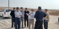 بازدید مدیرعامل شرکت کرخه و شاوور از منطقه کانال چمران