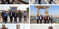 بازدید مدیرعامل شرکت بهره‌برداری از شبکه‌های آبیاری کرخه و شاوور از ایستگاه پمپاژ مارد