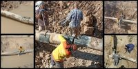 پایان عملیات اصلاح و آماده‌سازی شبکه آبرسانی شلمچه ۱ و ۲