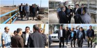 بازدید مدیرعامل شرکت بهره‌برداری از شبکه‌های آبیاری کرخه و شاوور از ایستگاه پمپاژ مارد