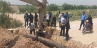 جمع‌آوری ۳۰ لوله سیفون غیرمجاز از شبکه آبیاری حمیدیه۱