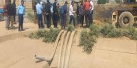 جمع‌آوری ۳۰ لوله سیفون غیرمجاز از شبکه آبیاری حمیدیه۲